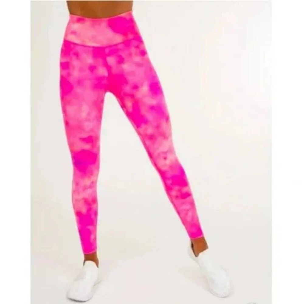 IVL Collective Pink Tie Die Legging - Size 6